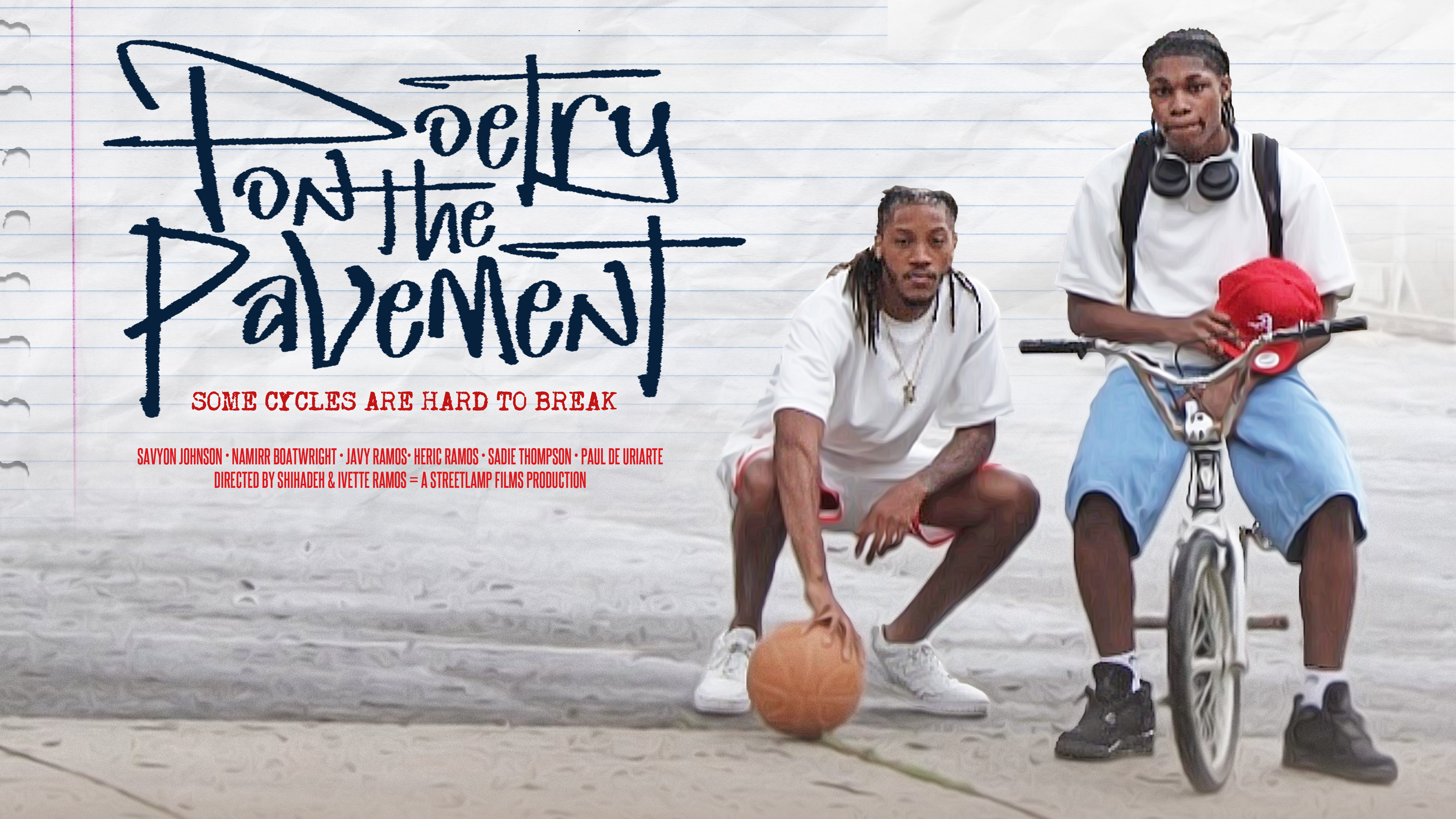 Poetry on the pavement poster